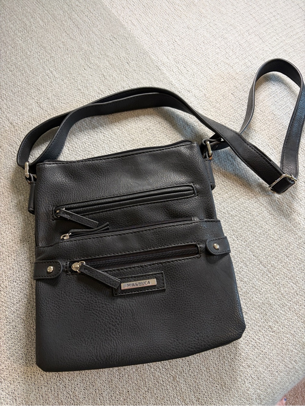 Mia & Luca Black Crossbody Bag